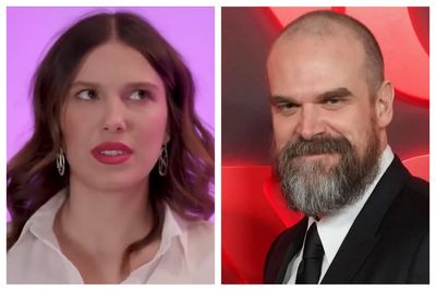 Millie Bobby Brown's awkward 'hint' at David Harbour 'feud' revealed in resurfaced interview