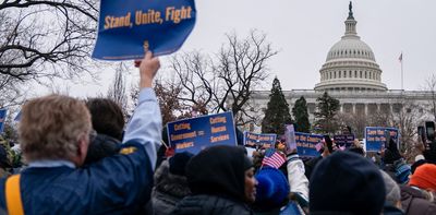 Declining union membership could be making working-class Americans less happy and more susceptible to drug overdoses