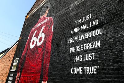 Trent Alexander-Arnold mural vandalised ahead of Anfield return with Real Madrid