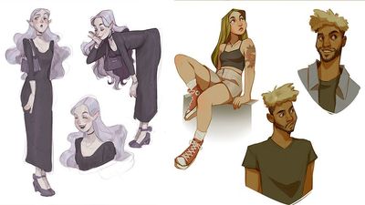 How sketching “mini studies" helps this artist defeat the blank canvas