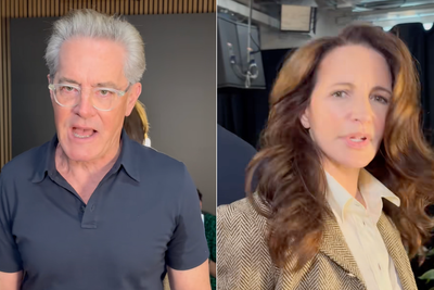 Sex and the City’s Kristin Davis and Kyle MacLachlan reunite in TikTok trend