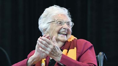 Loyola Chicago Drains Buzzer Beater Shot in First Game Since Sister Jean Died