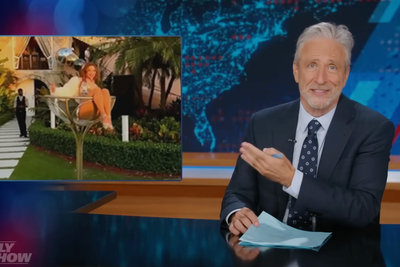 Jon Stewart rails against president: ‘Trump doesn’t give a f*** about even looking like he gives a f***’