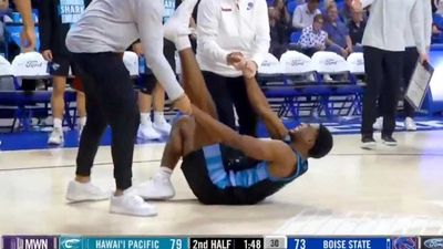 Boise State Trainer Ripped for Brutal Move on Opposing Player Who Cramped Up in Game