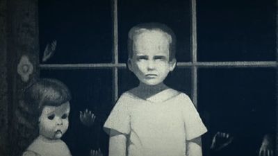 Artist paints himself as a 5-year-old boy surrounded by dozens of hands. Then 3 people who saw it caused nightmares and reportedly died