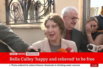 Pregnant British drug mule Bella Culley arrives back in UK after being freed from Georgia prison
