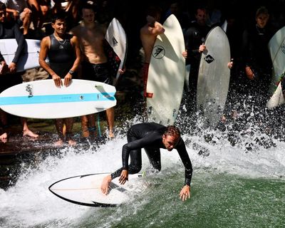 Munich's surfers left stunned after famed river wave vanishes