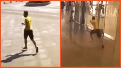 Tourist frantically calls mom, tells her people are out to kill him – security footage shows him running from nobody before he disappears