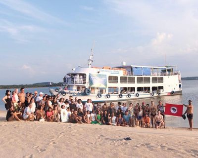 ‘A meeting of voices’: flotillas head into Belém ahead of Cop30 climate summit