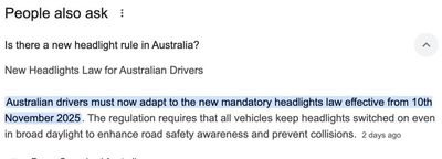 Fake claims about Australian road rules on headlights generated by AI and spread on Google