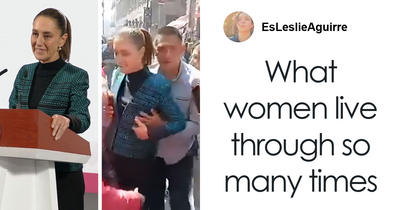 “Outrageous”: Mexican President Stands Helplessly As Man Physically Violates Her In Front Of The Crowd