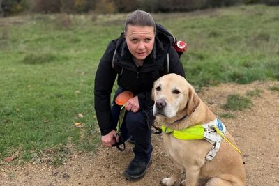Blind veteran to lay wreath at Cenotaph supported by guide dog