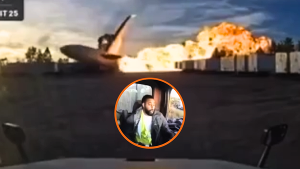 ‘Horrifying!’: Dashcam captures exact moment UPS plane crashes while leaving Louisville International Airport