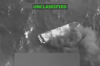 Trump admin blows up another boat it claims was carrying narcotics and kills two men without providing any evidence