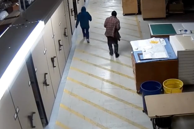 Thieves make off with 1,000 artifacts from California museum in newly-released surveillance footage