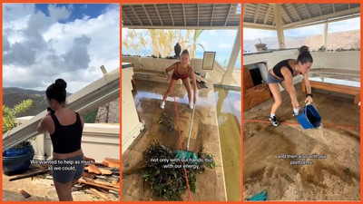 ‘You are a part of our family now’: Florida influencer trapped by hurricane in Jamaica yoga retreat helps with clean-up, raises $72k to rebuild homes