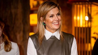 Queen Maxima just recreated my favourite autumnal Duchess Sophie outfit - and I love it just as much styled with a white shirt