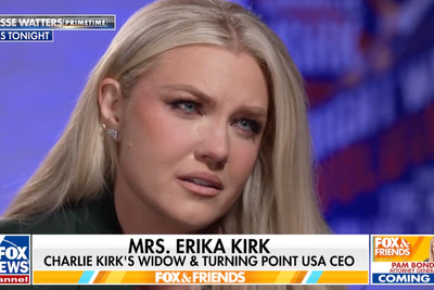 Erika Kirk describes seeing late husband Charlie in hospital after assassination: ‘scene from a horror movie’