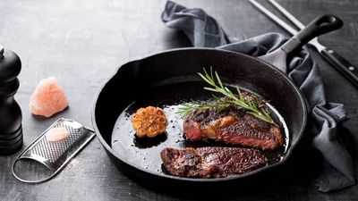 Is it safe to use metal utensils on cast iron pans? I asked pro chefs