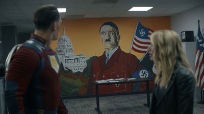 Peacemaker’s Nazi Earth Reveal Was One Of Season 2’s Most Shocking Moments, And I Just Learned A Wild Fact About That Hitler Mural