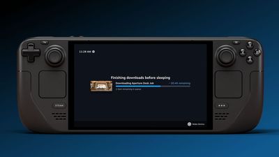 Steam Deck introduces screen-off downloads, helps preserve OLED screen life — users can now download large titles with the handheld in low-power mode and have a new game ready to go when they turn it on