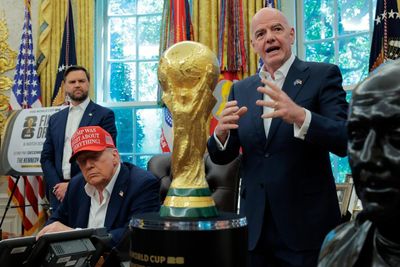 Trump ally Infantino to award first Fifa peace prize at World Cup draw in DC