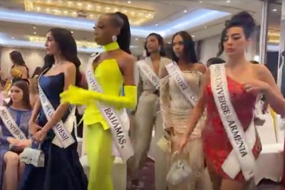 Moment Miss Universe contestants storm out pre-pageant after competitor is ‘humiliated’