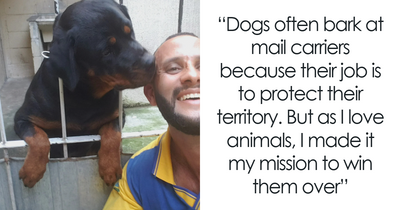 This Kind Mailman Stops To Befriend Dogs During His Deliveries, And It Might Melt Your Heart (50 Pics)