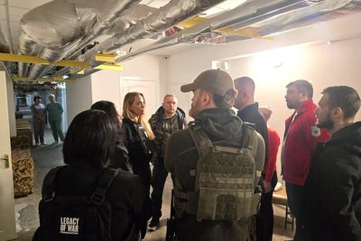 Angelina Jolie’s Ukraine visit sparks row as military recruiters seize her driver