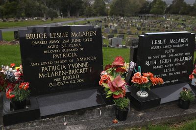 Grave of F1 legend Bruce McLaren vandalised with gold paint and toy cars
