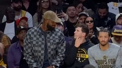 New Video Shows LeBron James’s Live Reaction to Sweet Luka Dončić Move in Lakers-Spurs