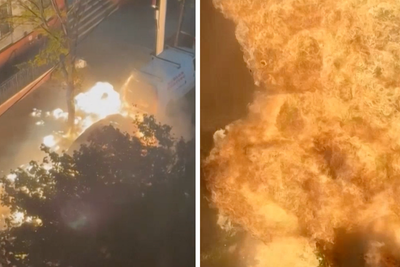 Massive fireball erupts in the Bronx injuring seven firefighters