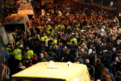 Arrests made amid protests before Aston Villa-Maccabi Tel Aviv game