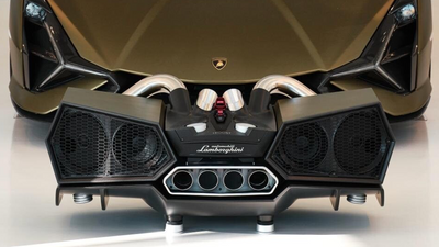 Bizarre but brilliant – this Bluetooth speaker is made from Lamborghini leftovers and has a supercar price