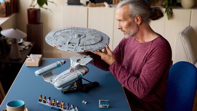 Engage! The Lego Star Trek Enterprise NCC-1701-D model is here, and it is spectacular
