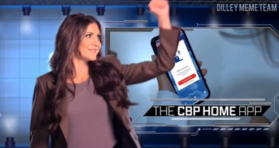 Kristi Noem Posts Video Set to Pop Classic to Encourage Migrants to Self Deport, Cites Disputed 1.6M Departures