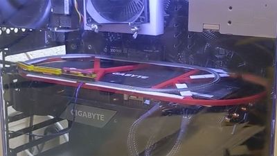 PC modder installs a working train set on top of their GPU — All aboard the 'PCI Express' to Gamesville