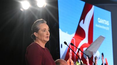 Qantas shares at six-month low as business travel slows