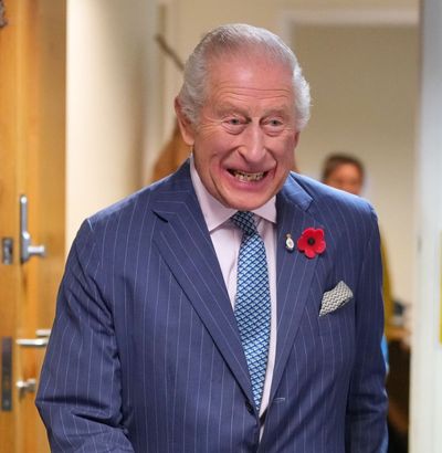 King Charles Jokes About When He "Drops Dead" and Reveals He's Got "Endless Plates and Screws" in His Body During Veterans Visit