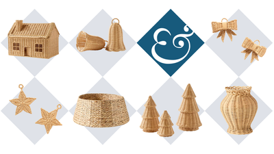 Rattan for Christmas? Serena & Lily Has Given Summer’s Favorite Material a Holiday Twist
