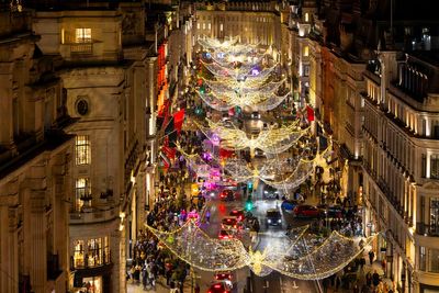 London's dazzling West End Christmas lights are switched on