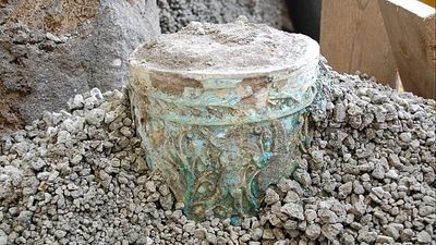 Precious antique Egyptian vase found in Pompeii 'street food' area