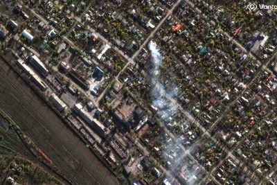 Satellite images show scale of destruction in Pokrovsk as Russia pushes to take key Ukrainian city