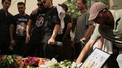 Hundreds mourn Capt Omer Neutra in Israel after body returned from Gaza