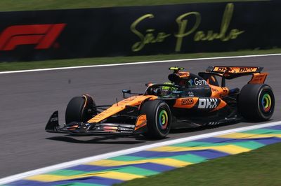 F1 Brazil GP: Norris tops sole practice from Piastri, Tsunoda hits wall