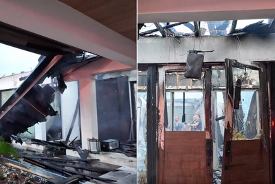 Inside the ruined $6.6m mansion belonging to Miami Heat coach after devastating fire