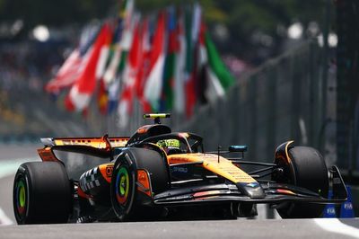 F1 Brazil GP: Lando Norris leads Oscar Piastri in McLaren 1-2 in FP1