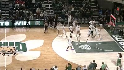 College Basketball Players Suffers Embarrassing Fall Trying to Dunk After the Buzzer