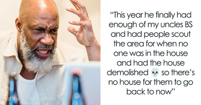 Freeloading Guy And Mistress Refuse To Leave Brother’s Home For Years, He Demolishes It As Revenge