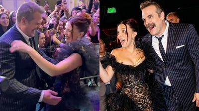 Sources Call Hogwash On Millie Bobby Brown & David Harbour’s Chummy Premiere Appearance